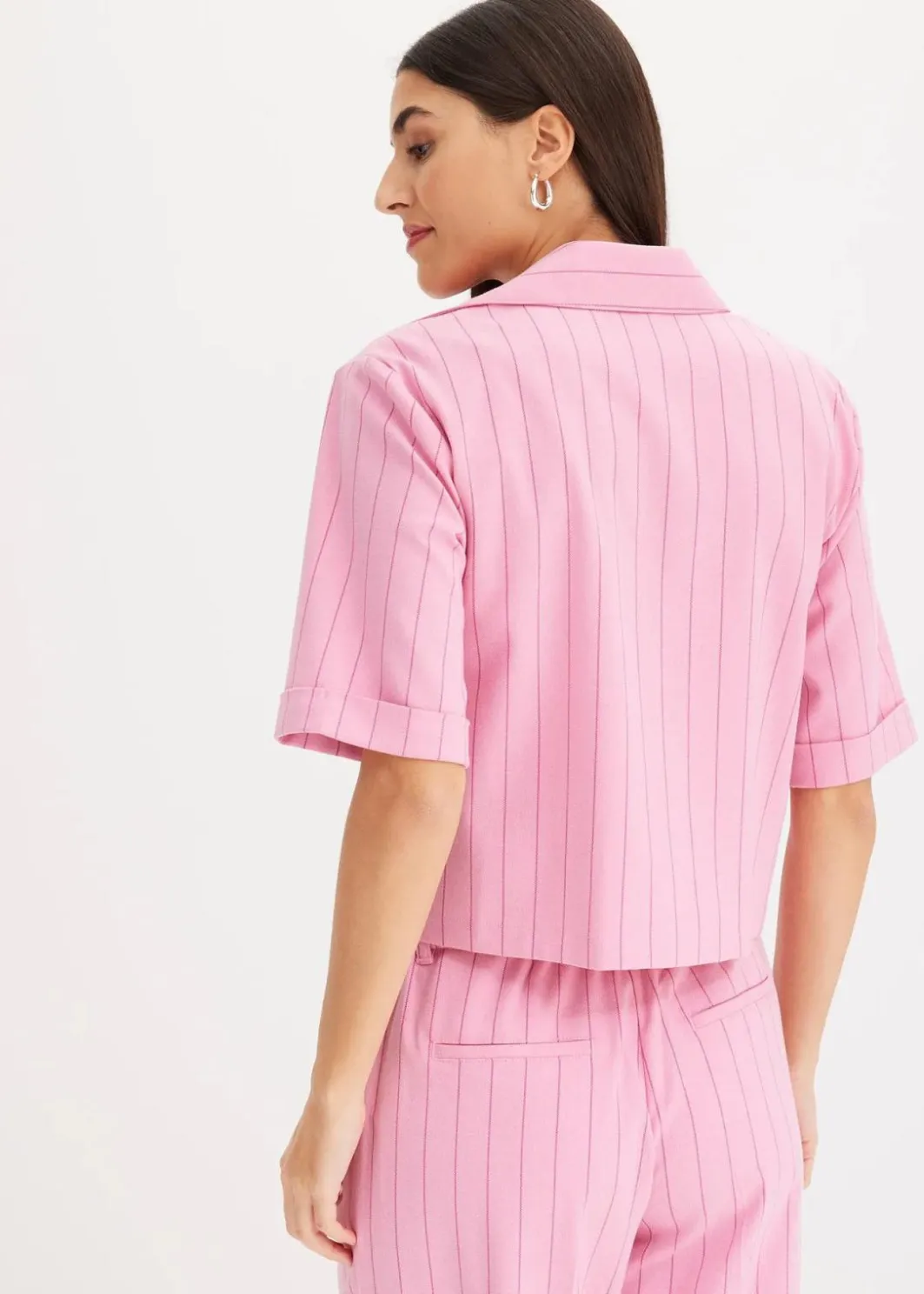 Online Nadelstreifen Hemdbluse Damen Bekleidung·Jacken & Mäntel|Blusen & Tuniken
