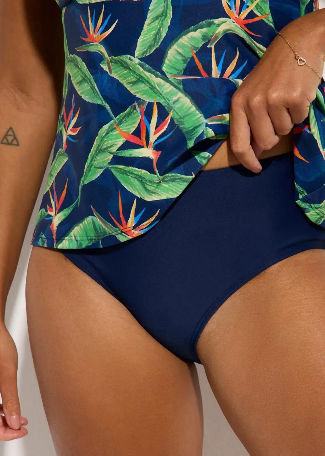 Damen bonprix Nachhaltigere Materialien|Tankinis|Neckholder Tankini (2-tlg.Set)