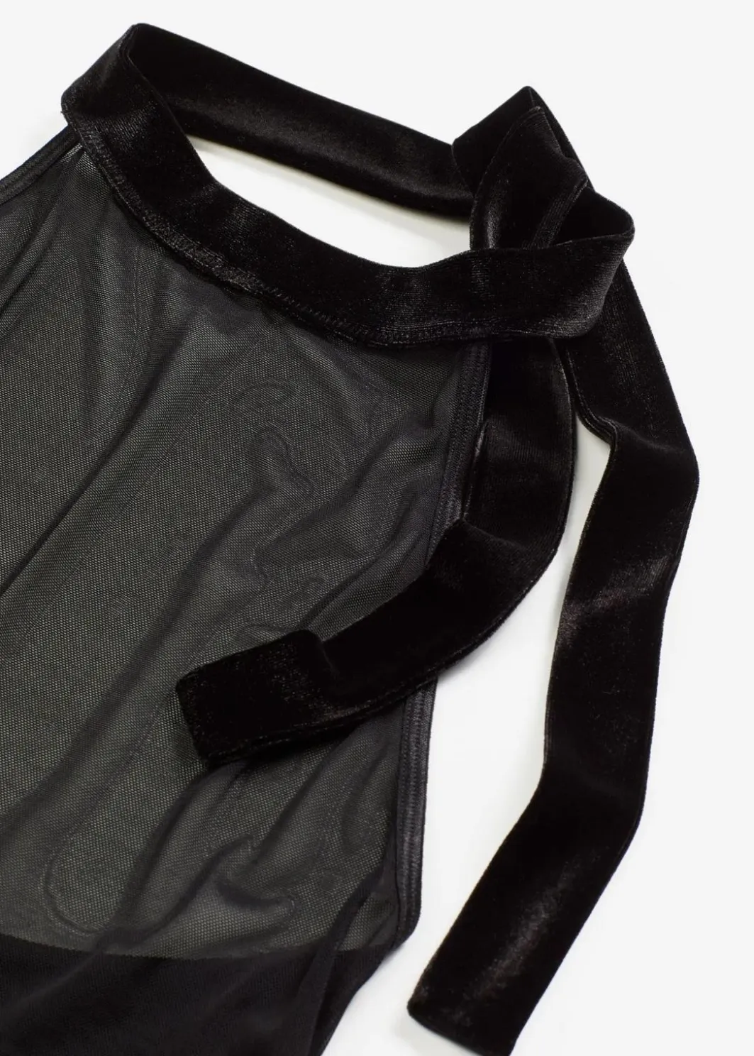 Clearance Neckholderkleid mit Samt Damen Wäsche·Erotikwäsche|Erotikwäsche