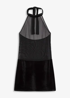Clearance Neckholderkleid mit Samt Damen Wäsche·Erotikwäsche|Erotikwäsche
