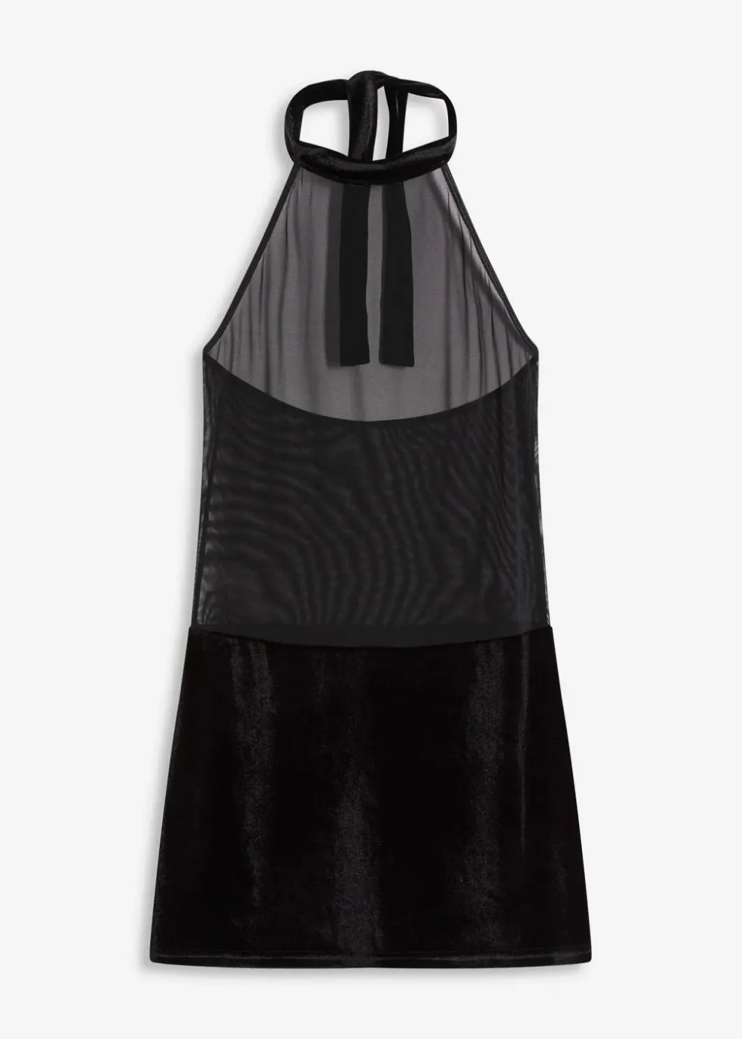 Clearance Neckholderkleid mit Samt Damen Wäsche·Erotikwäsche|Erotikwäsche