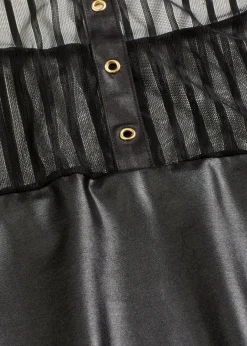 Damen bonprix Wäsche·Erotikwäsche|Erotikwäsche|Neckholderkleid mit Wetlook