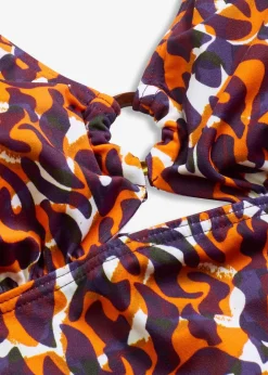 Damen bonprix Nachhaltigere Materialien|Tankinis|Neckholder-Tankini mit Ringdetail (2-tlg.Set)