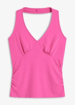 Damen bonprix Shirts & Tops|Neckholder-Top mit tiefem Ausschnitt