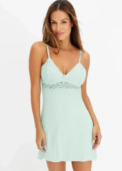 Damen bonprix Nachtwäsche|Dessous|Negligé aus softem Viskose-Mix