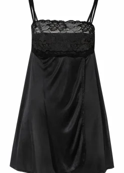 Damen bonprix Wäsche·Corsagen & Negligés|Wäsche·Dessous|Negligé mit Glanzeffekt