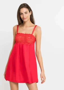 Damen bonprix Nachtwäsche|Erotikwäsche|Negligé mit Glanzeffekt