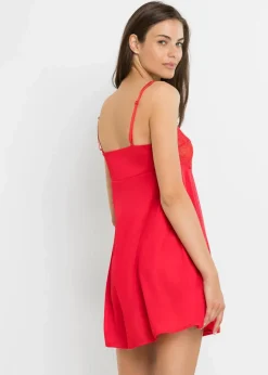 Damen bonprix Nachtwäsche|Erotikwäsche|Negligé mit Glanzeffekt