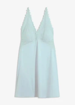 Negligé mit glänzendem Material Damen Wäsche·Corsagen & Negligés|Wäsche·Dessous