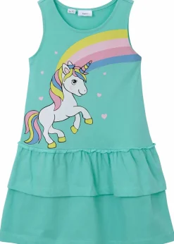 Outlet Niedliches Kleidchen mit Einhorn-Print Kinder Mädchen 2-8 Jahre·Nachhaltigere Materialien|Mädchen 9-16 Jahre·Nachhaltigere Materialien