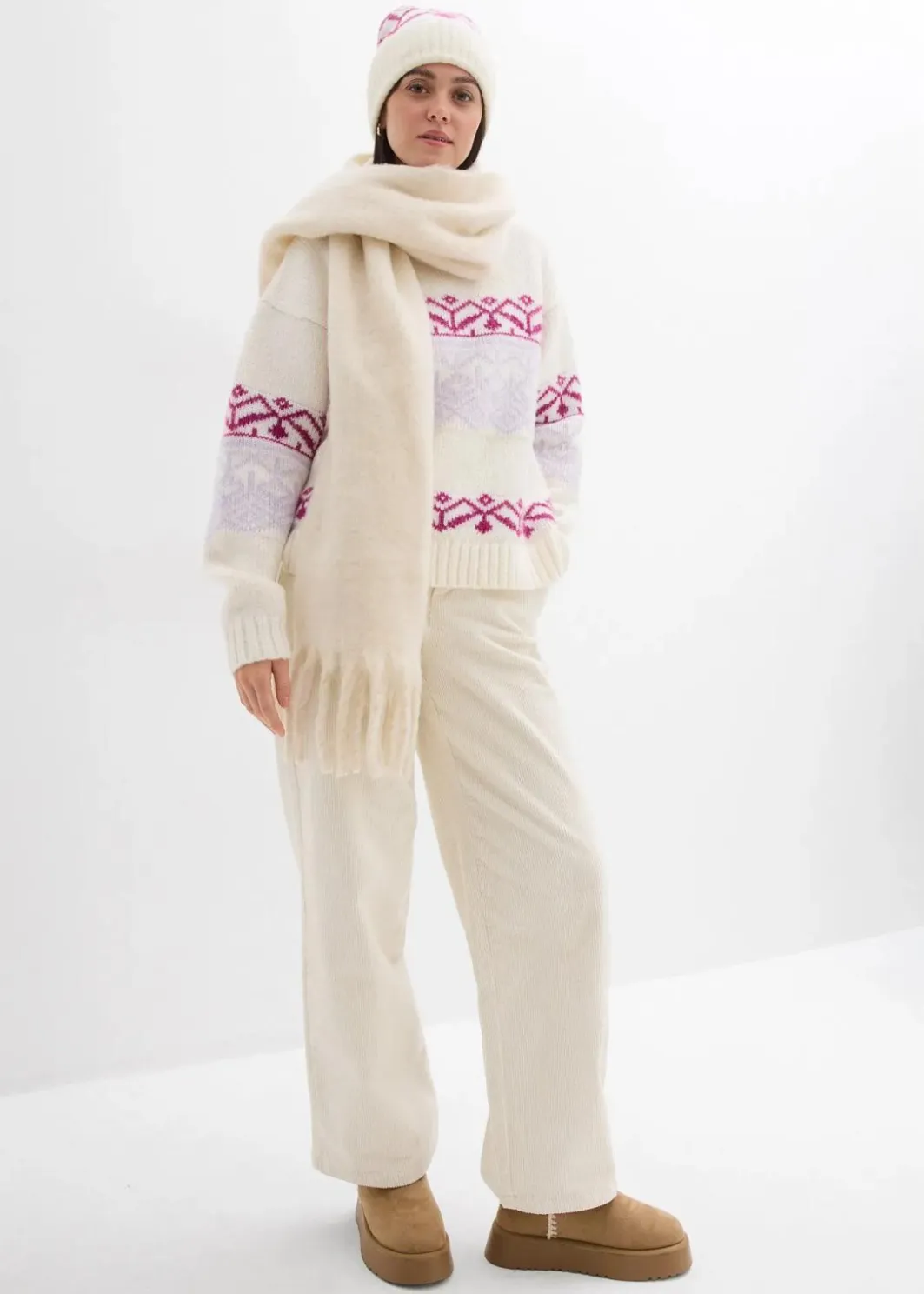 Hot Norweger-Pullover Damen Bekleidung·Umstandsmode|Pullover & Strickjacken