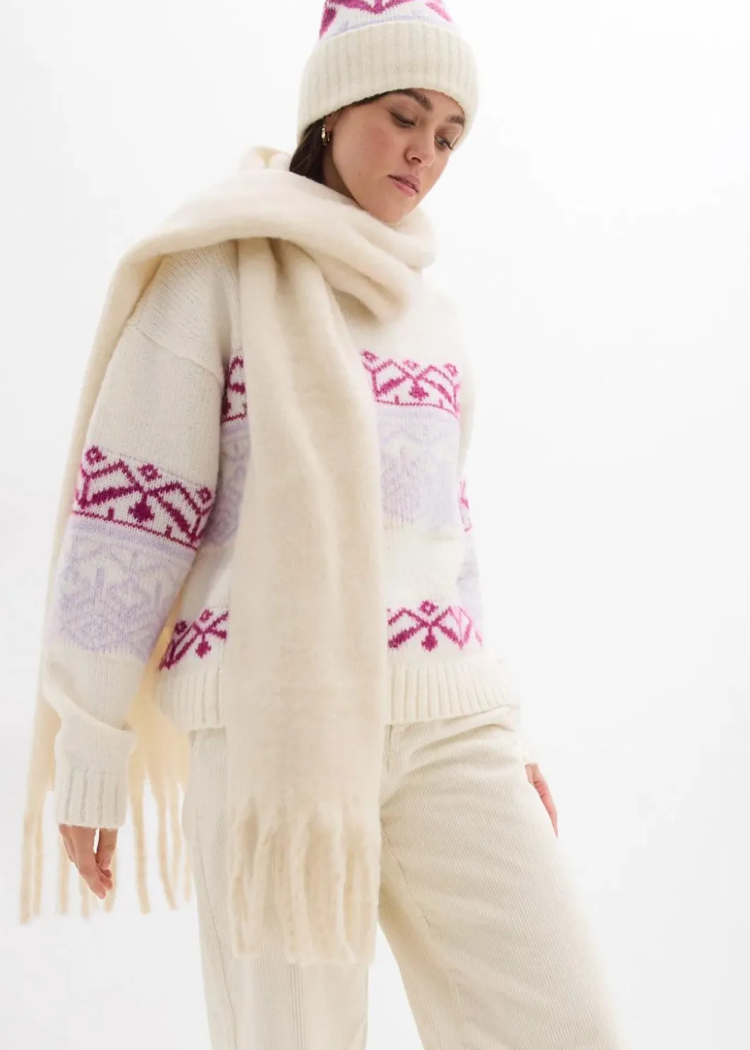 Hot Norweger-Pullover Damen Bekleidung·Umstandsmode|Pullover & Strickjacken