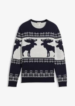 Herren bonprix Große Größen|Pullover & Strickjacken|Norweger-Pullover