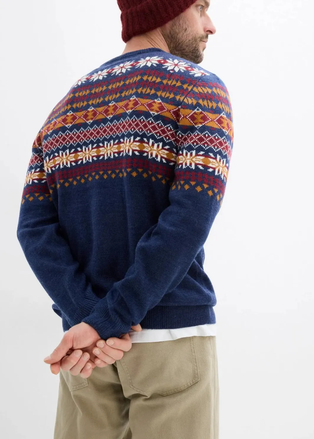 Hot Norweger-Pullover Herren Große Größen|Pullover & Strickjacken