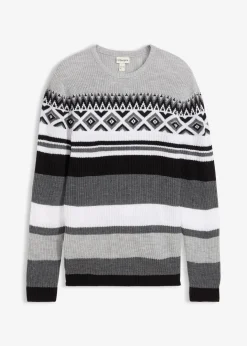 Herren bonprix Große Größen|Pullover & Strickjacken|Norweger-Pullover