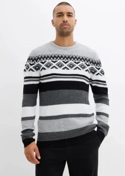 Herren bonprix Große Größen|Pullover & Strickjacken|Norweger-Pullover