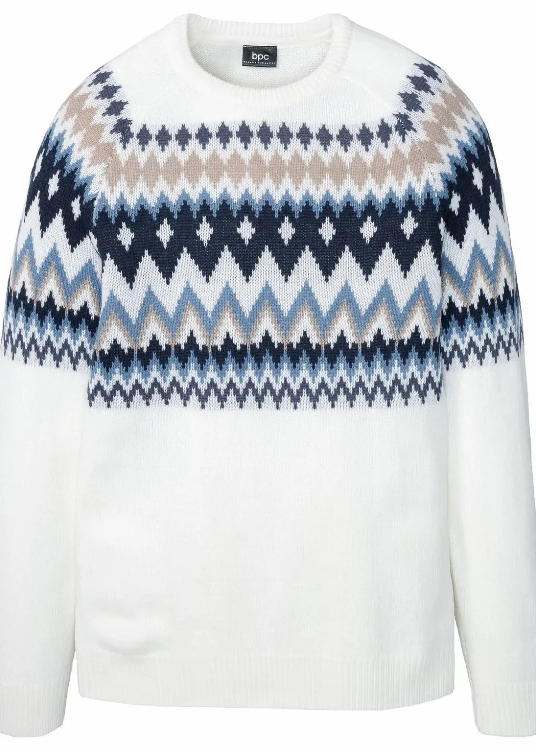 Herren bonprix Große Größen|Pullover & Strickjacken|Norweger-Pullover
