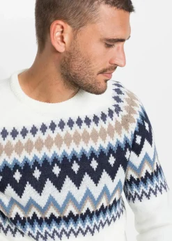 Herren bonprix Große Größen|Pullover & Strickjacken|Norweger-Pullover