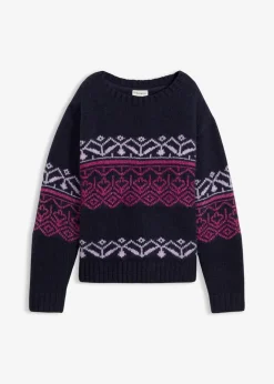 Damen bonprix Bekleidung·Umstandsmode|Pullover & Strickjacken|Norweger-Pullover
