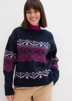 Damen bonprix Bekleidung·Umstandsmode|Pullover & Strickjacken|Norweger-Pullover