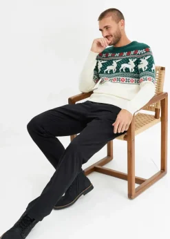 Herren bonprix Große Größen|Pullover & Strickjacken|Norweger-Pullover