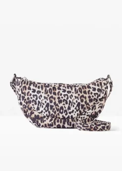 Clearance Nylon Umhängetasche im Leo Look Damen Taschen