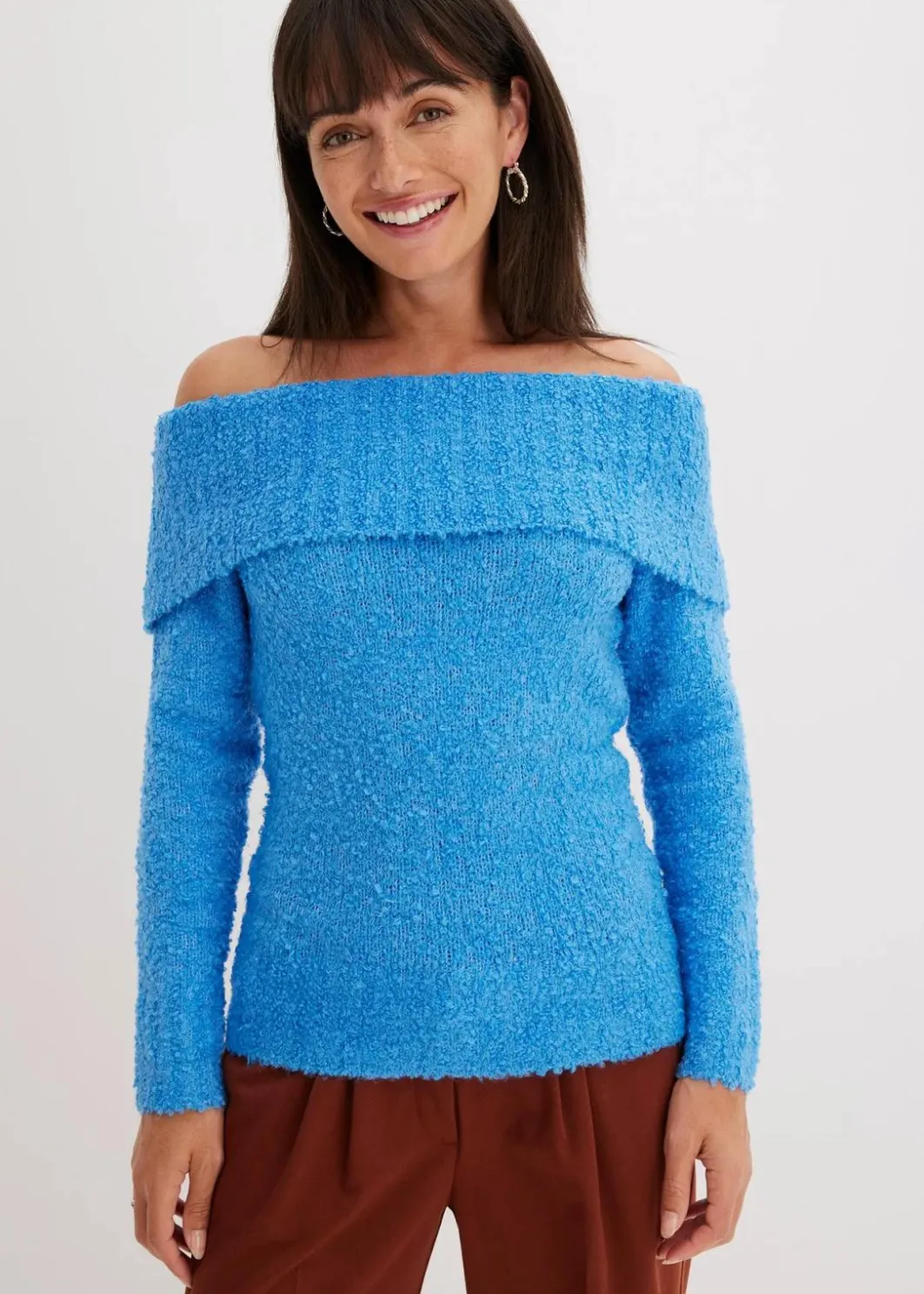 Damen bonprix Pullover & Strickjacken|Bekleidung·Jeans|Off Shoulder Pullover