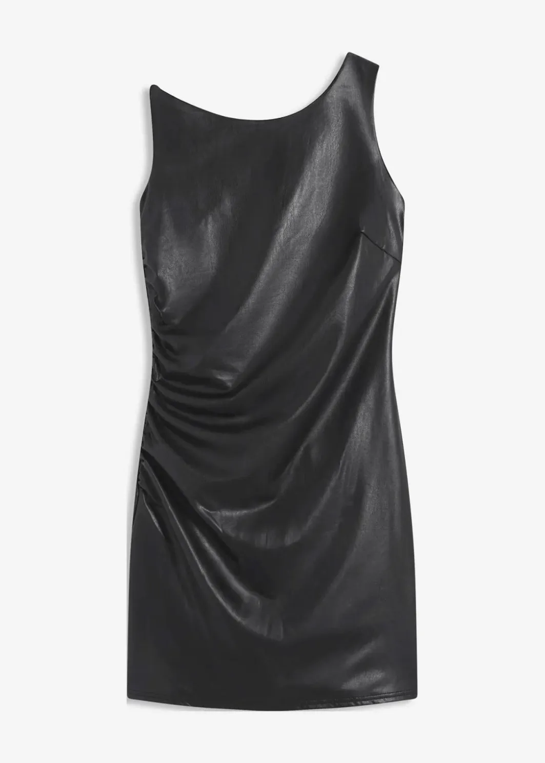 New Offshoulder Minikleid in Lederimitat Damen Kleider