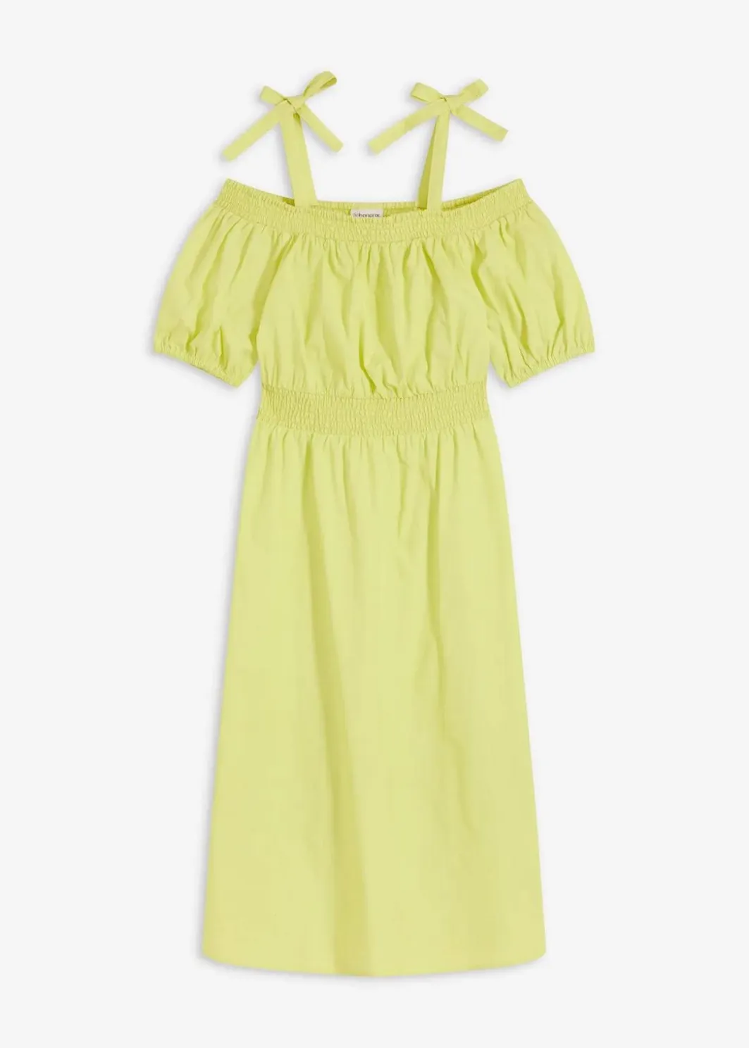 Best Off-Shoulder-Kleid aus reiner Bio-Baumwolle Damen Kleider|Bekleidung·Pullover & Strickjacken