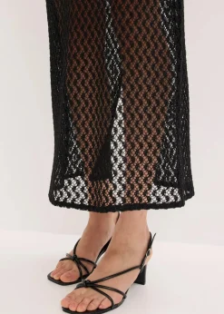 Damen bonprix Kleider|Off-Shoulder-Kleid mit Spitze