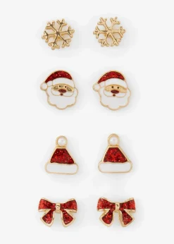 Sale Ohrstecker (8-tlg. Set) Damen Schmuck|Schuhe & Accessoires In Spezialgrößen·Schmuck