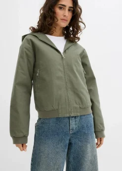 Outdoorjacke aus reiner Baumwolle Damen Jacken & Mäntel