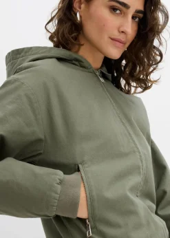 Outdoorjacke aus reiner Baumwolle Damen Jacken & Mäntel