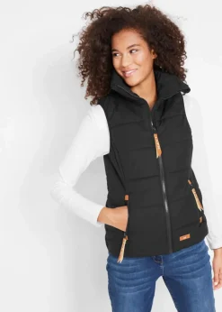 Damen bonprix Bekleidung·Hosen|Outdoor-Weste mit Stehkragen