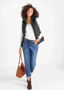 Damen bonprix Bekleidung·Hosen|Outdoor-Weste mit Stehkragen
