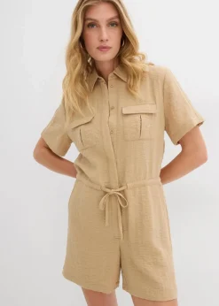Damen bonprix Bekleidung·Homewear|Jumpsuits|Overall aus feinem Viskose-Mix