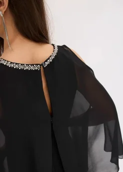 Hot Overall mit Überwurf und Strasssteinverzierung Damen Festliche Mode|Jumpsuits