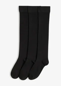 Outlet Overknee Strümpfe aus Modal (3er Pack) Damen Socken|Socken