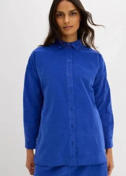 Damen bonprix Blusen & Tuniken|Zweiteiler & Sets|Oversize Cordhemd