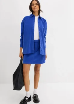 Damen bonprix Blusen & Tuniken|Zweiteiler & Sets|Oversize Cordhemd