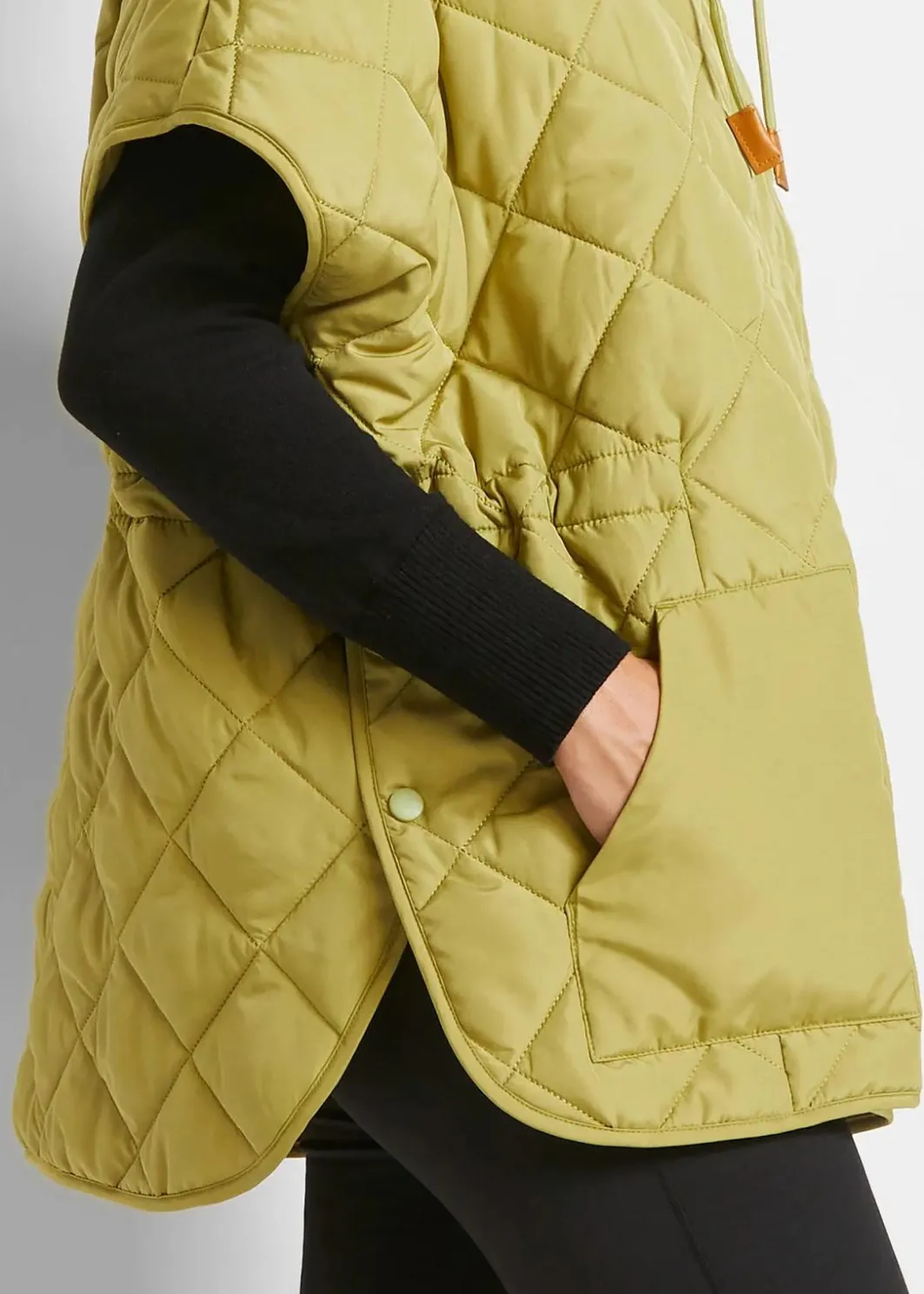 Sale Oversize Funktions-Steppweste, wasserabweisend Damen Nachhaltigere Materialien|Jacken & Mäntel