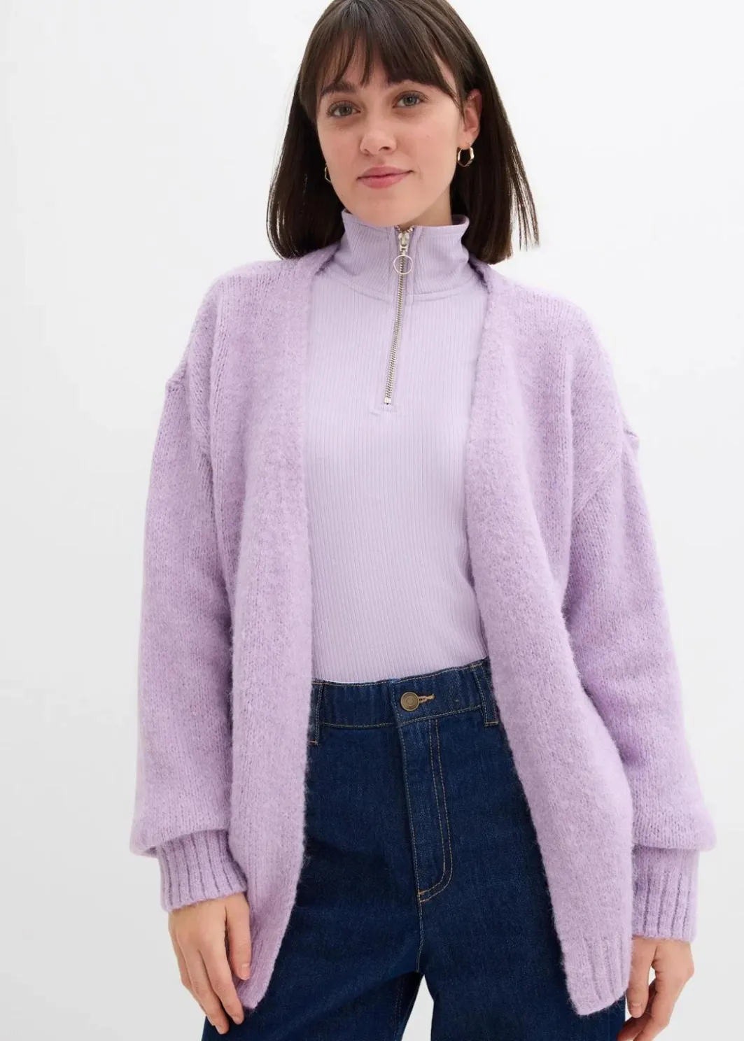 Outlet Oversize Grobstrickjacke Damen Bekleidung·Jeans|Pullover & Strickjacken
