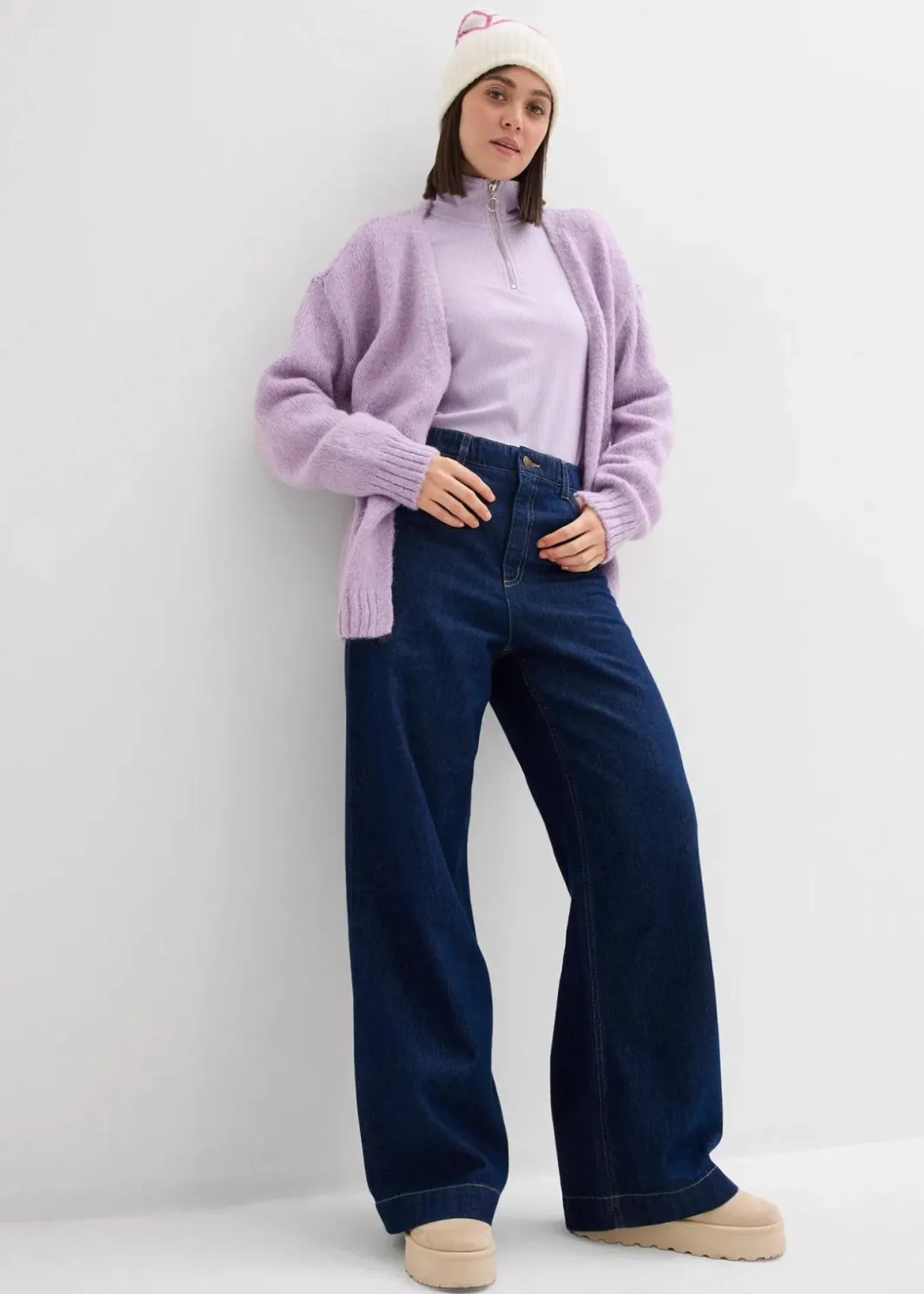 Outlet Oversize Grobstrickjacke Damen Bekleidung·Jeans|Pullover & Strickjacken