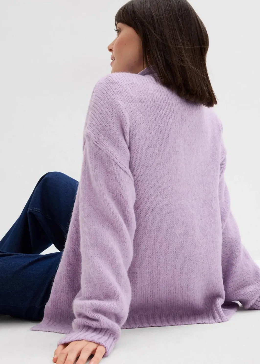Outlet Oversize Grobstrickjacke Damen Bekleidung·Jeans|Pullover & Strickjacken