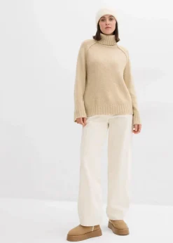 Damen bonprix Bekleidung·Umstandsmode|Strickmode|Oversize Grobstrickpullover