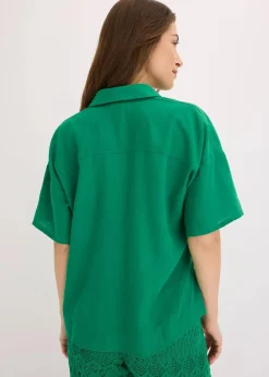 Clearance Oversize Hemdbluse Damen Bekleidung·Jacken & Mäntel|Blusen & Tuniken