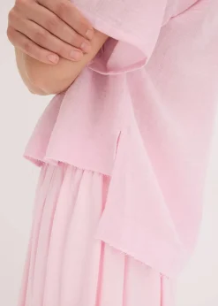 Damen bonprix Nachhaltigere Materialien|Blusen & Tuniken|Oversize Hemdbluse