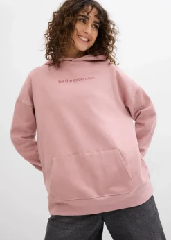 Hot Oversize Hoodie aus reiner Bio-Baumwolle Damen Bekleidung·Blusen & Tuniken|Sweat