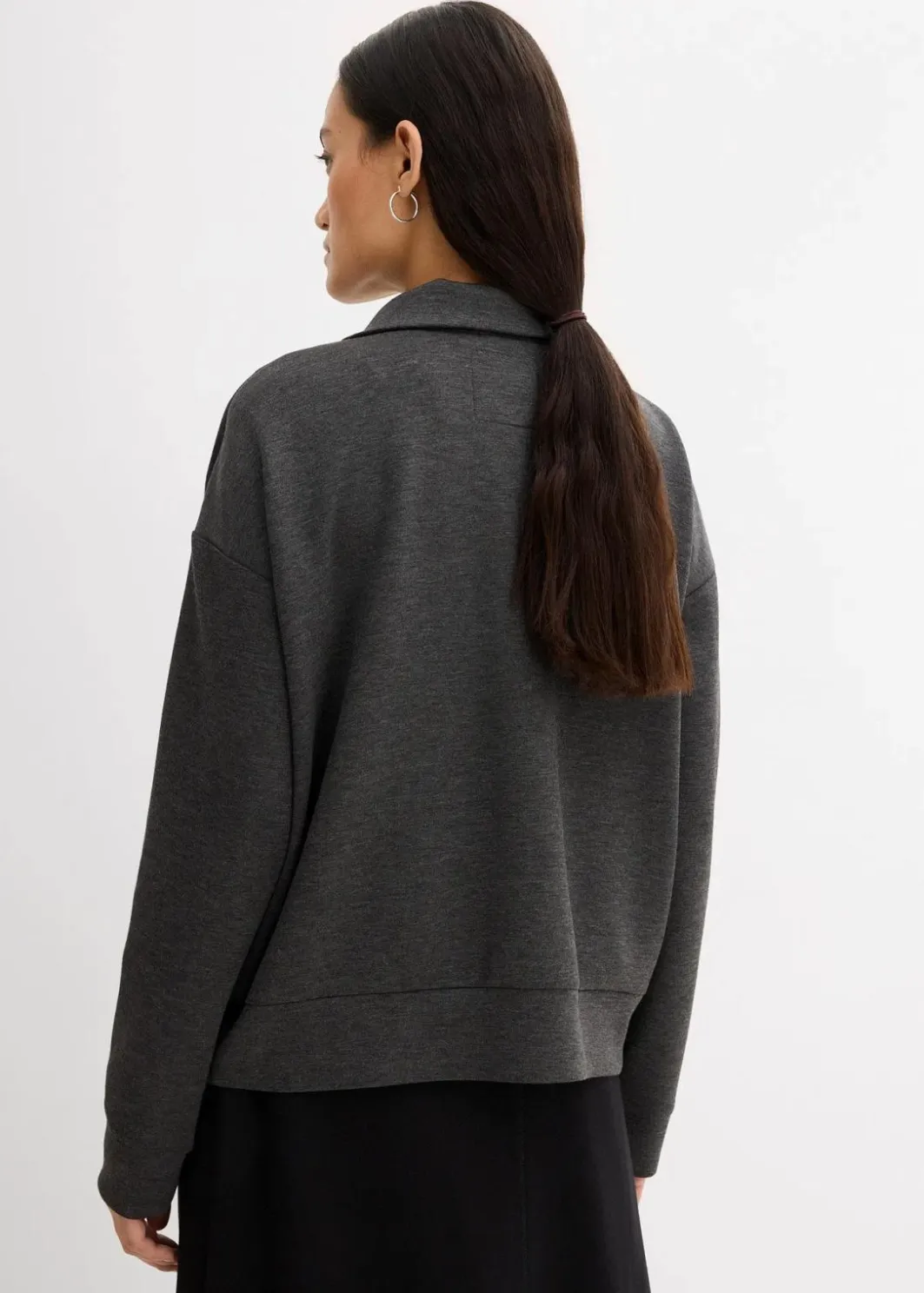 Damen bonprix Bekleidung·Hosen|Jacken & Mäntel|Oversize Jacke aus Viskose-Mix