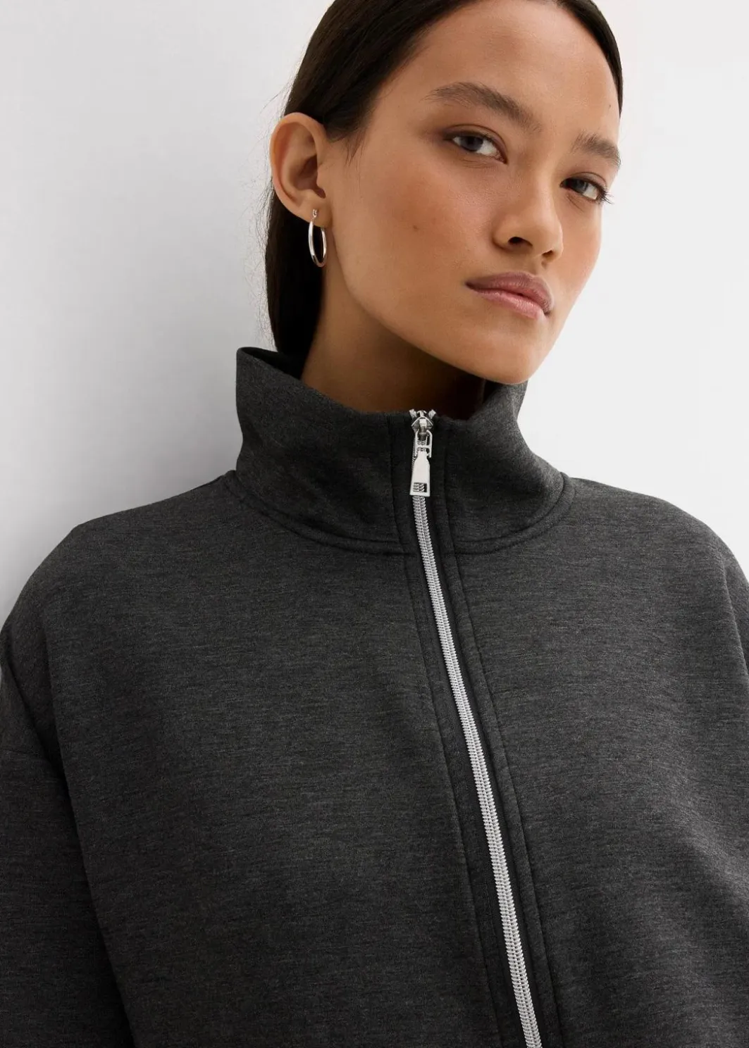 Damen bonprix Bekleidung·Hosen|Jacken & Mäntel|Oversize Jacke aus Viskose-Mix